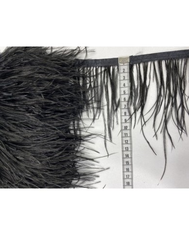 Deve Kuşu Tüyü Siyah 1 Metre