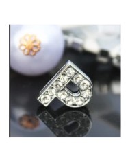 Taşlı Harf - P Harfi -2 Adet