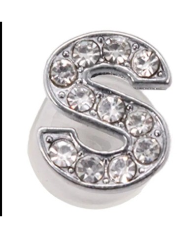 Taşlı Harf - S Harfi -2 Adet