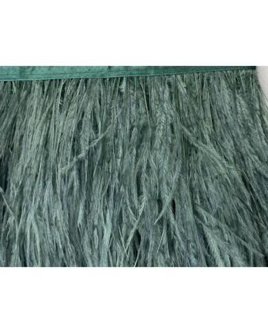 Deve Kuşu Tüyü Küf Yeşili 1 Metre