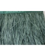 Deve Kuşu Tüyü Küf Yeşili 1 Metre