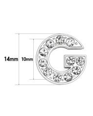 Taşlı Harf - N Harfi - 2 Adet