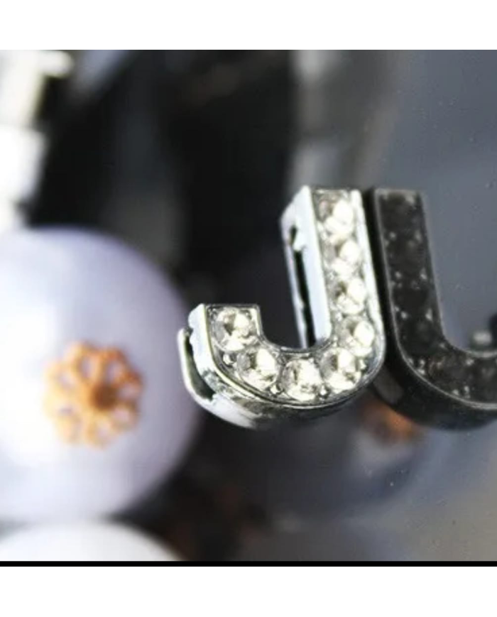 Taşlı Harf - J Harfi -2 Adet