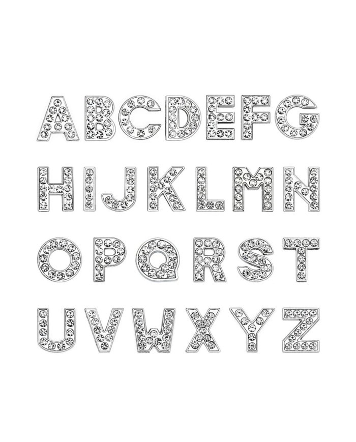 Taşlı Harf - J Harfi -2 Adet