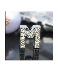 Taşlı Harf - M Harfi - 2 Adet