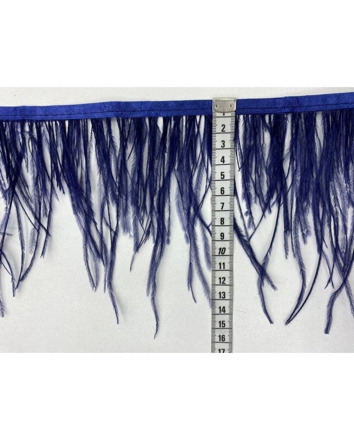 Deve Kuşu Tüyü Lacivert 1 Metre