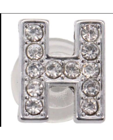 Taşlı Harf - H Harfi - 2 Adet