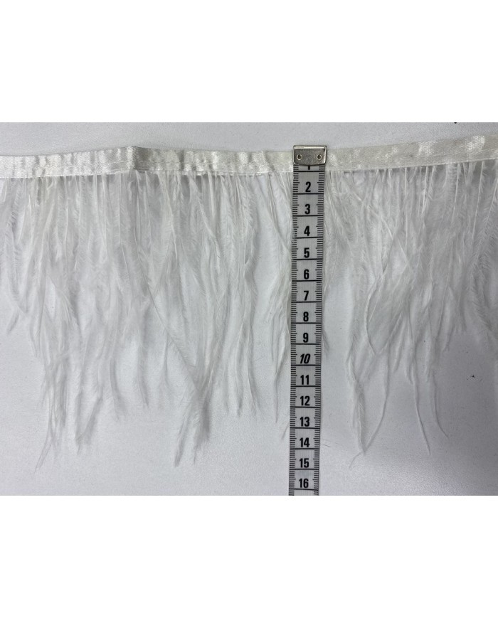 Deve Kuşu Tüyü Kırık Beyaz 1 Metre