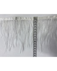 Deve Kuşu Tüyü Kırık Beyaz 1 Metre