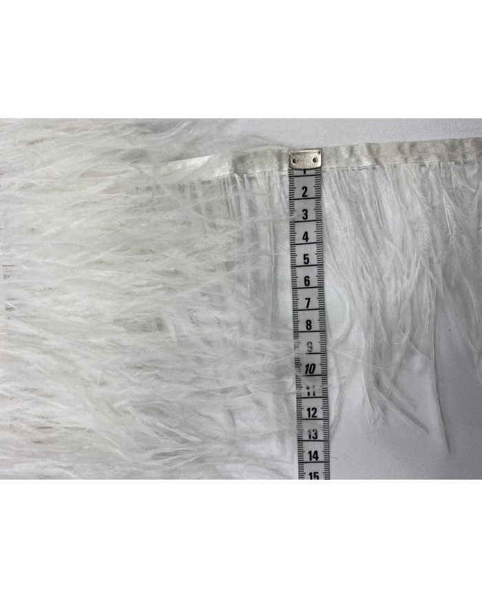 Deve Kuşu Tüyü Kırık Beyaz 1 Metre