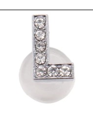 Taşlı Harf - L Harfi -2 Adet