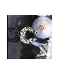 Taşlı Harf - C Harfi - 2 Adet