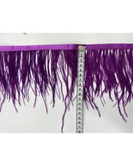 Deve Kuşu Tüyü Mor 1 Metre