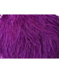 Deve Kuşu Tüyü Mor 1 Metre