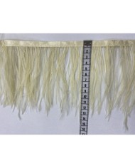 Deve Kuşu Tüyü Krem 1 Metre