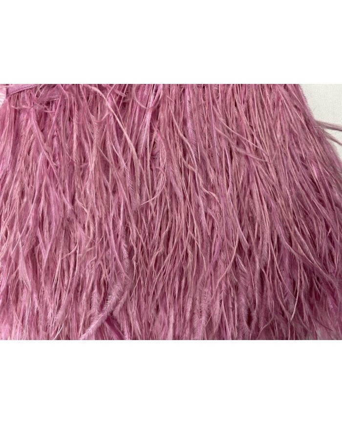 Deve Kuşu Tüyü Gül Kurusu 1 Metre