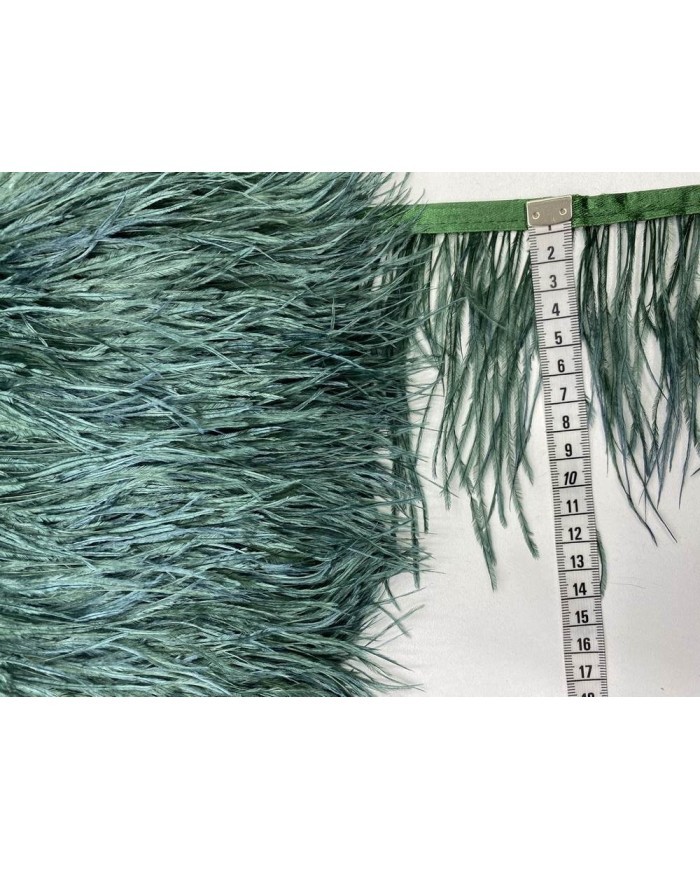 Deve Kuşu Tüyü Yeşil 1 Metre