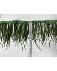 Deve Kuşu Tüyü Koyu Yeşil 1 Metre