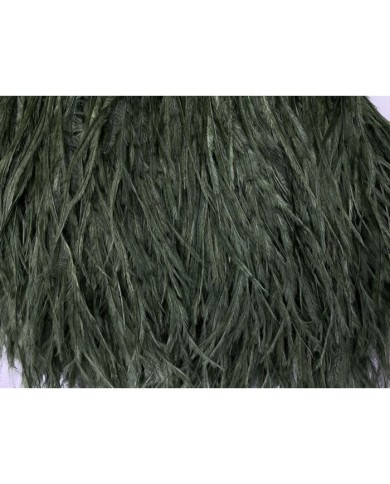 Deve Kuşu Tüyü Koyu Yeşil 1 Metre