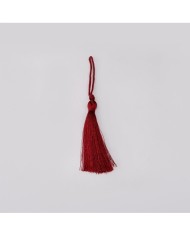 10 ADET - İPEK PÜSKÜL 7-8 CM - KOYU KIRMIZI