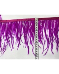 Deve Kuşu Tüyü Fuşya 1 Metre