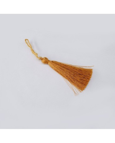 10 ADET - İPEK PÜSKÜL 7-8 CM - HARDAL