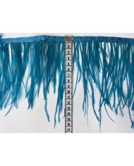 Deve Kuşu Tüyü Petrol Mavi 1 Metre