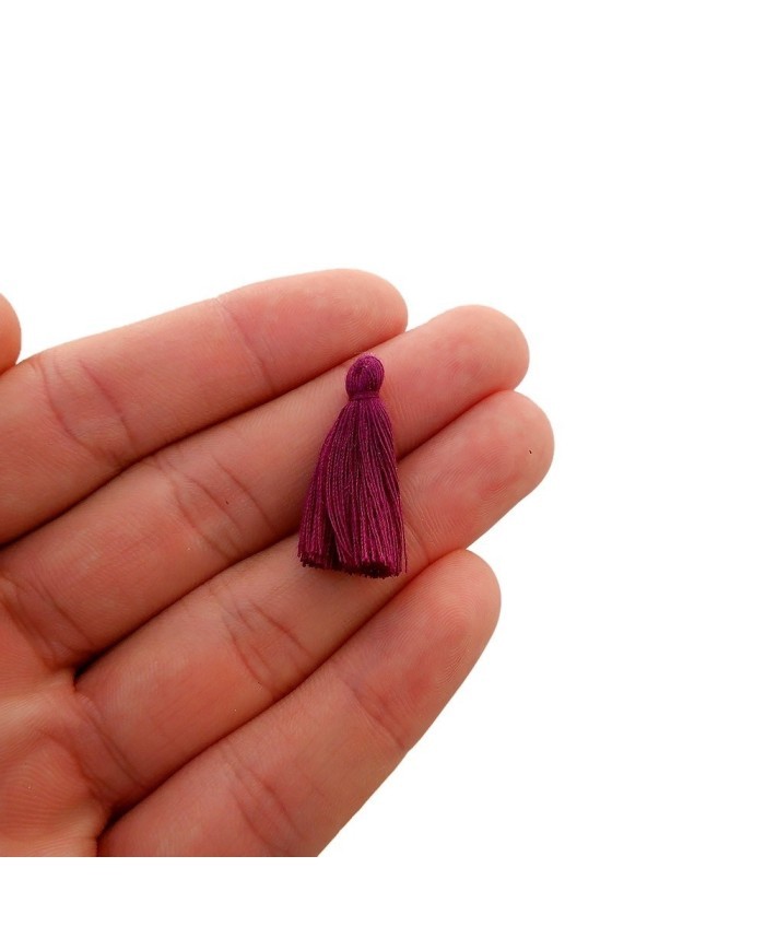 100 ADET - MİNİ BOY PÜSKÜL - 3CM - KOYU VİŞNE