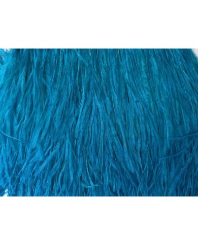 Deve Kuşu Tüyü Petrol Mavi 1 Metre