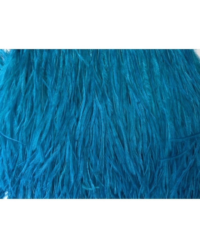 Deve Kuşu Tüyü Petrol Mavi 1 Metre
