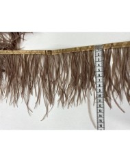 Deve Kuşu Tüyü Kahve 1 Metre