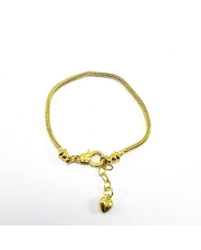 Rodyum Kaplama Pandora Bileklik Zinciri Gold