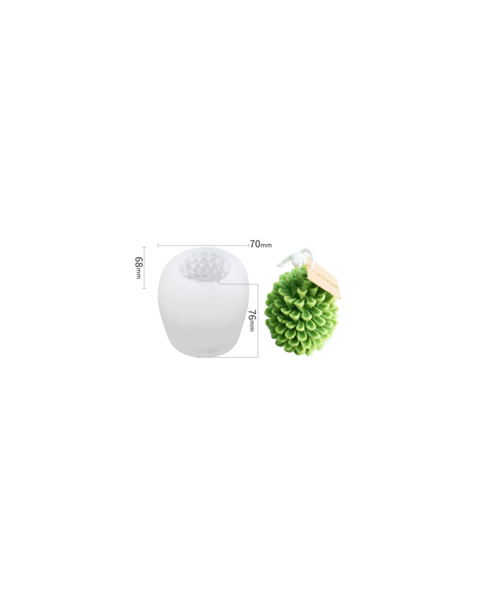 Noel çam ağacı  Mum ve Beton Kalıbı -Kod:1108