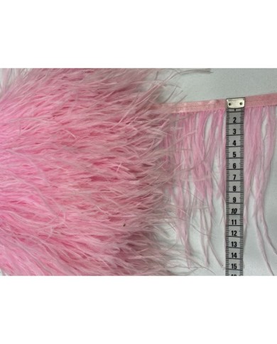 Deve Kuşu Tüyü Pembe 1 Metre