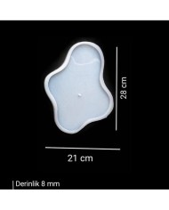 Tek Katlı Sunumluk Hobi Silikon Kalıbı