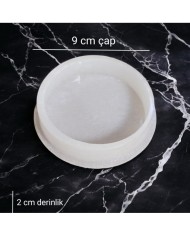Derin Bardak Altlığı Silikon Reçine Epoksi Kalıbı - Kod: SN1246