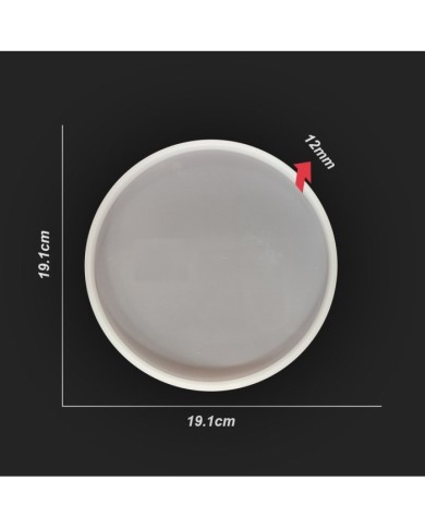 Yuvarlak Bardak Altı Reçine Epoksi Kalıp -Kod:181