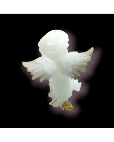 Oturan Melek Modeli Mum Modeli Varak Kanatlı