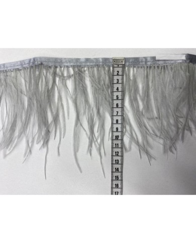 Deve Kuşu Tüyü Açık gri 1 Metre