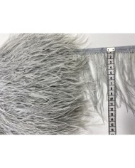 Deve Kuşu Tüyü Açık gri 1 Metre
