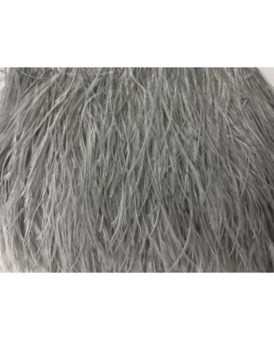 Deve Kuşu Tüyü Açık gri 1 Metre