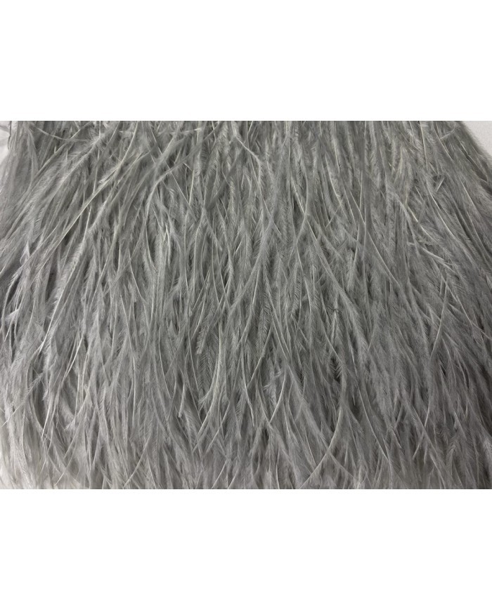 Deve Kuşu Tüyü Açık gri 1 Metre