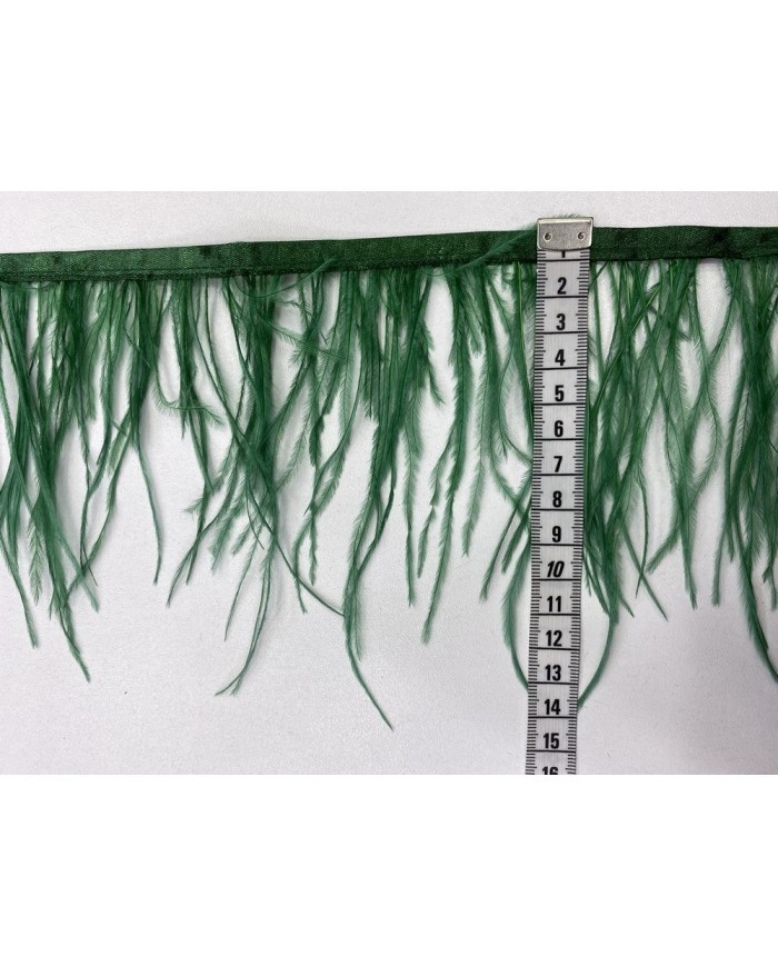 Deve Kuşu Tüyü Zümrüt Yeşili 1 Metre