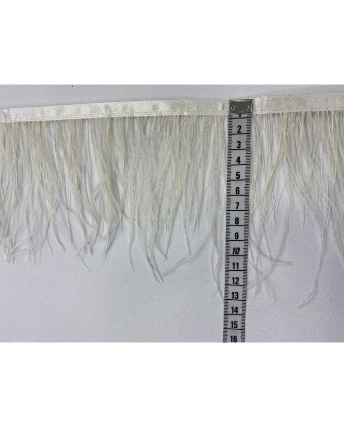 Deve Kuşu Tüyü Açık Krem 1 Metre