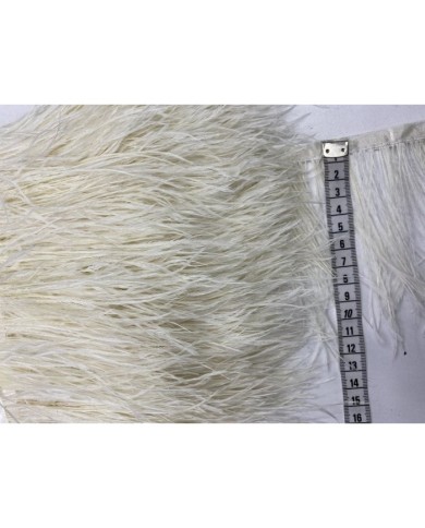 Deve Kuşu Tüyü Açık Krem 1 Metre