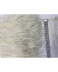 Deve Kuşu Tüyü Açık Krem 1 Metre