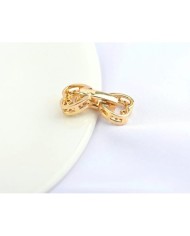 Zarif Fiyonk Zirkon Taşlı Takı Kapama - 9x16mm