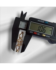 Üçlü Yonca Motifli Taşlı Takı Kapama - 10x33mm