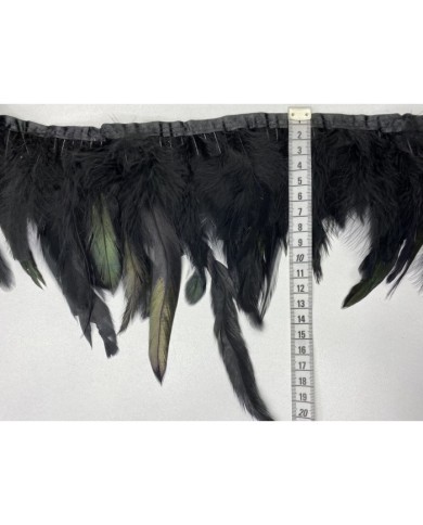 Şandel Tüyü Siyah 1 Metre