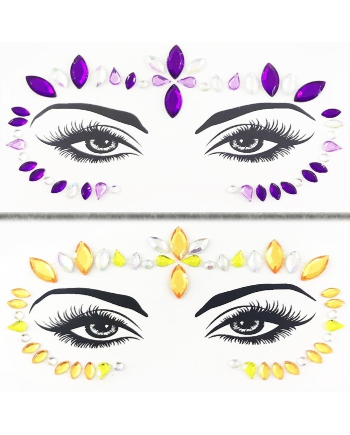 Yüz Taşları Sarı,Mor Seçim